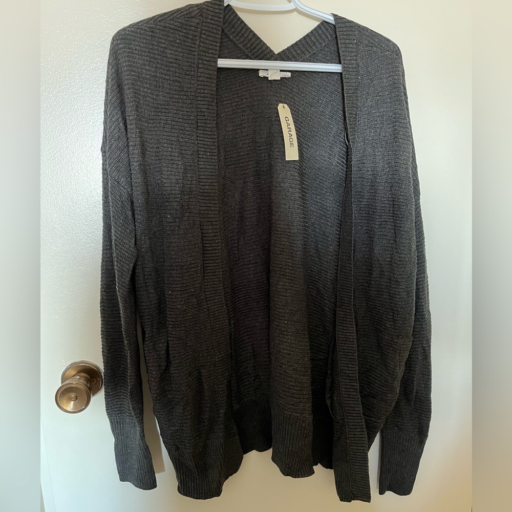 Garage Ribbed Cardigan